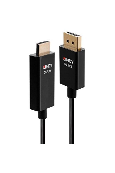 LİNDY Cablu DisplayPort la HDMI LY-40925, 1m, Negru