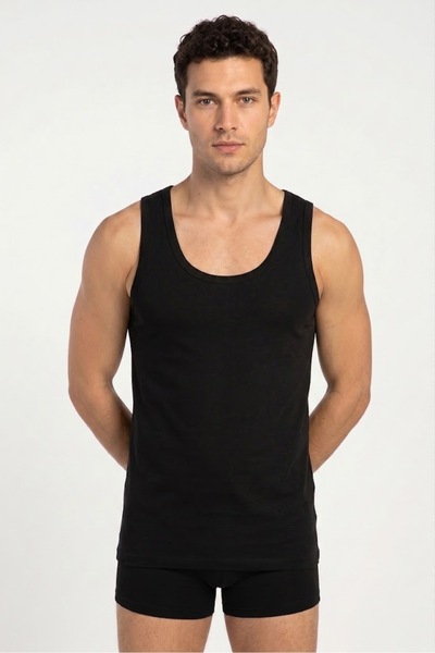 NACAR STORE Men's Ribana Sportsman Rambo 100% Cotton Undershirt