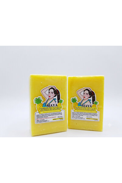 Maya White Pineapple Soap 2PCS COMBO PACK, Glutathione Brightening Face & Bod...