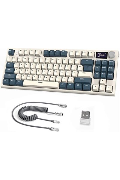 GENERAL Atack Shark K86 Wireless Mechanical Gaming Keyboard 2.4G/Bt5.0/Usb-C ...