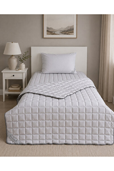 homewell Gray 100% Pure Wool Hypoallergenic Washable Single Duvet