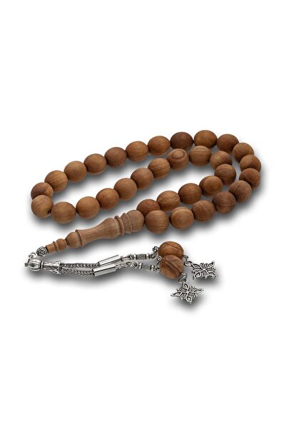 Inure Jewelry Metal Tasseled Olive Tree Prayer Beads