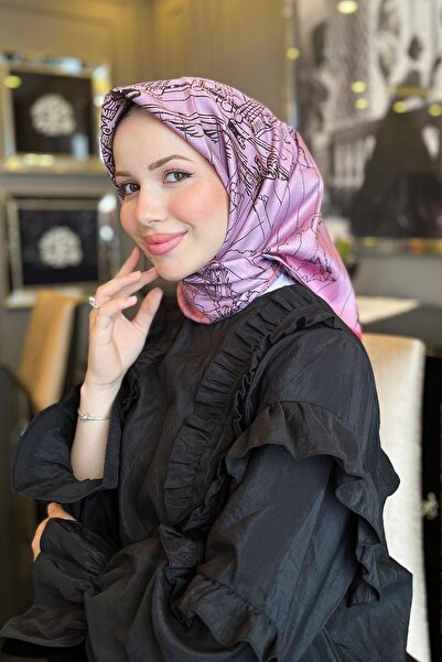 Aker Bosphorus Series, Double-Sided Silk Scarf - 8812712-991 - Tivil