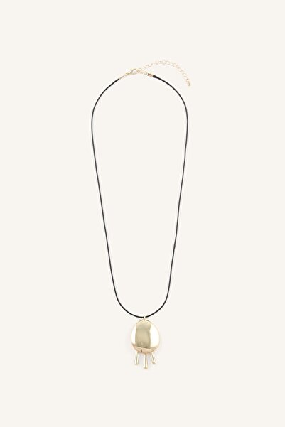 DeFacto Women's Metallic Cord Necklace I4294Axns
