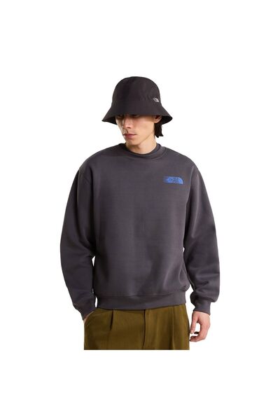 THE NORTH FACE M RETRO TRAIL RELAXED CREW NF0A8JAFRHI-RHI Ανθρακί