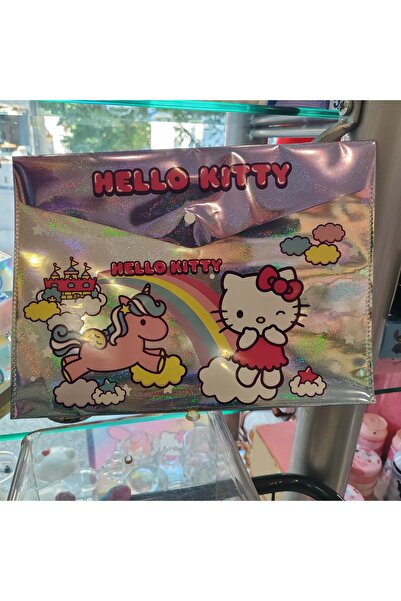 ada çanta kırtasiye Папка за домашни завързия с фигурка на Hello Kitty (2 бро...