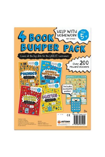 autumn publishing Pachet de 4 cărți Bumper Pack 5+ (Ajutor cu temele)