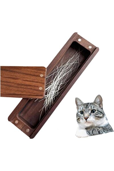 STARSTAR Walnut cat whisker collector box magnetic storage.