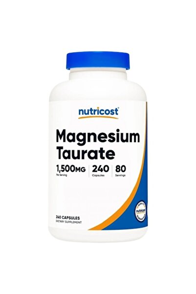 Nutricost Supliment alimentar Magneziu Taurat 500 mg, 240 capsule