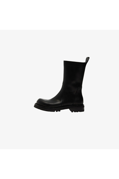 RICK OWENS Stivali In Pelle - Army Low Boot - Black