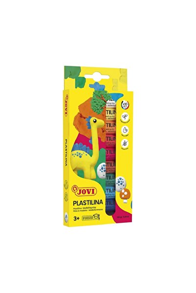 Jovi Plastilina, cutie cu 10 buc, 15 g, culori asortate,