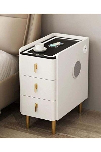 Generic Smart Bedside Table Bedroom Bedside Cabinet with drawers Nightstand, ...