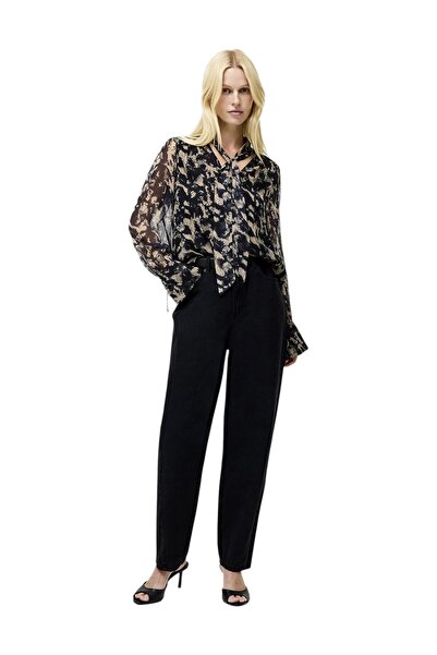 French Connection Women Amelia Hallie Tie Neck Blouse