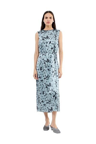 French Connection Women Cassie Emile Crinkle Midi Dress