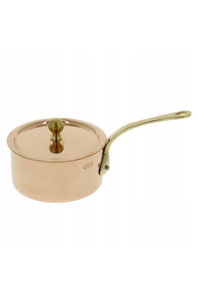 NO BRAND de Buyer MINI Rondelek cupru cu capac 9 cm