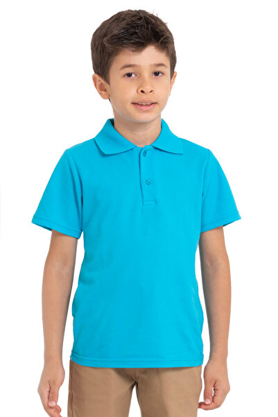 redbug kids Unisex Combed Cotton Polo Collar Short Sleeve School T-Shirt