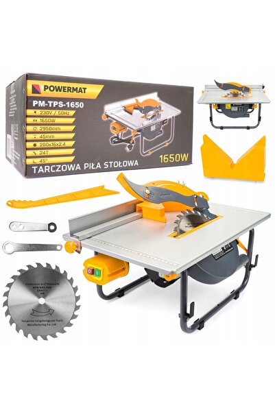 Powermat Circular de masă KRAJZEGA pentru lemn DISCO1650W DISCO PM-TPS-1650