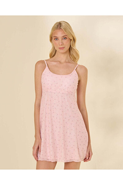 REDTAG Women Pink Padded Babydoll With Lining