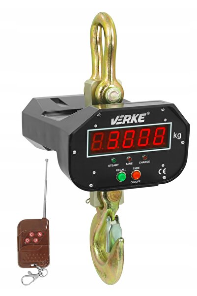 VERKE Cântar electronic suspendat pentru depozit, capacitate 3000 kg (3T)