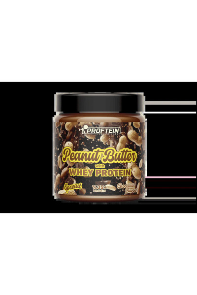Proftein Peanut Butter - Peanut Butter with Whey Protein 300Gr