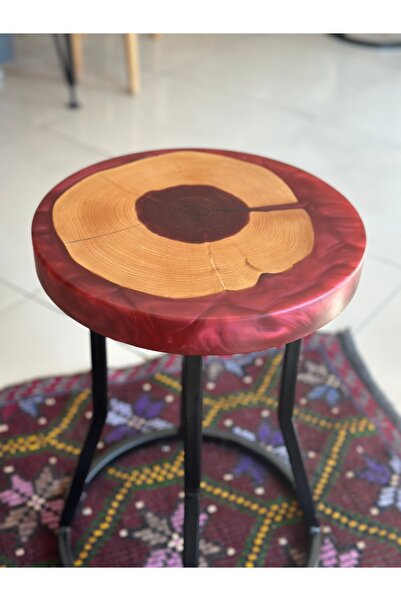 Ardıç Ağacı Epoksi Sehpa