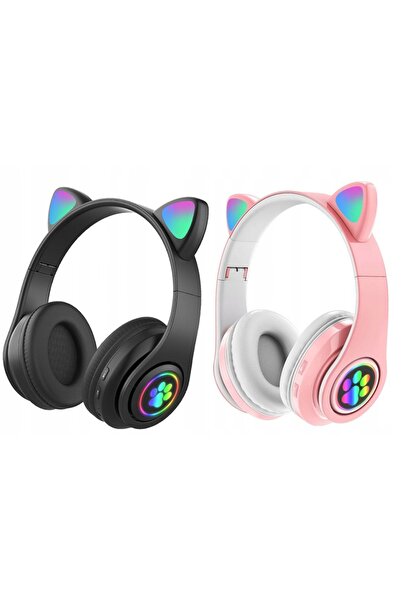 NO BRAND Căști wireless Bluetooth cu urechi de pisică pentru bebeluși