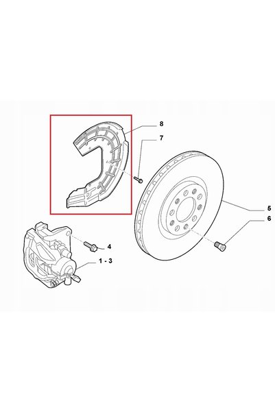 NO BRAND Capac disc frână față stânga GIULIETTA 500X RENEGADE 51775204 FCA OE