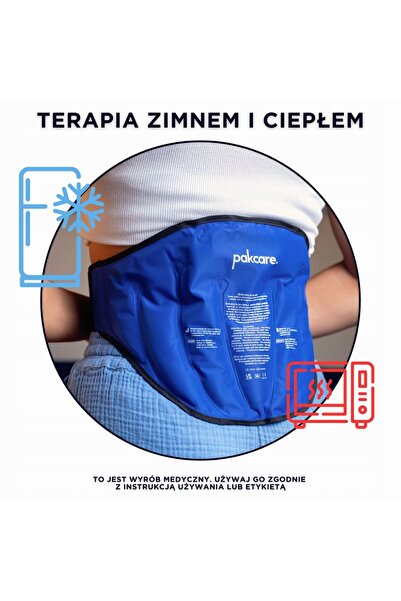 NO BRAND Centură terapeutică pentru talie, compresă cu gel RZEP Pakcare 47 x ...