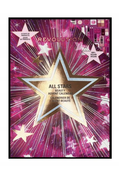 Revolution CALENDAR DE ADVENT ALL STARS 2025 - 24 PRODUSE DE MACHIAJ