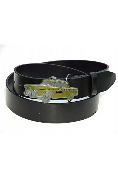 NO BRAND Curea BELT neagră – pentru bărbați