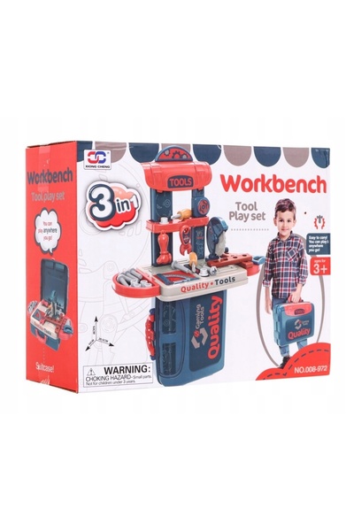 Ramiz ATELIER PENTRU COPII ACCESORII VALIZĂ KIT MOBIL 3 ÎN 1 SCULE FERĂȘOR