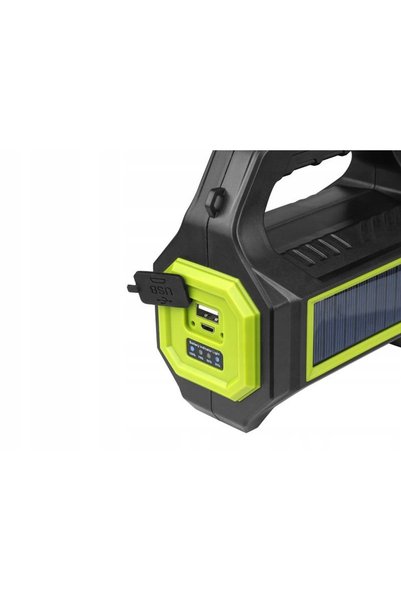NO BRAND Lanterna de mână SZPERACZ 7 LED+COB SOLAR AKU. USB