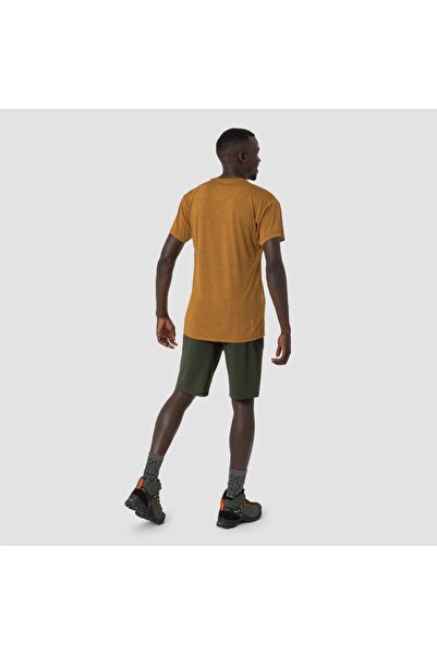 Salewa Tricou pentru bărbați Puez Melange Dry maro auriu melanj 46/S