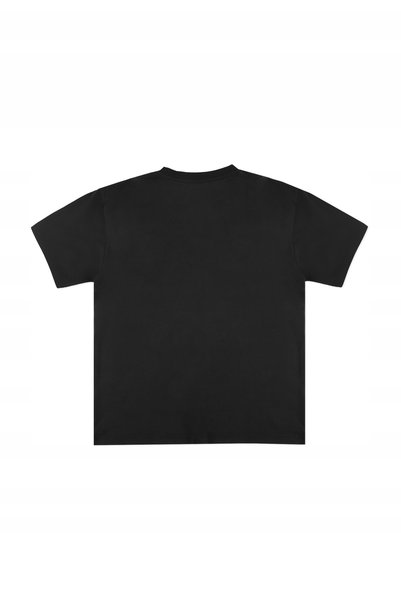 PROSTO Tricou negru bărbătesc, mărime mare XL