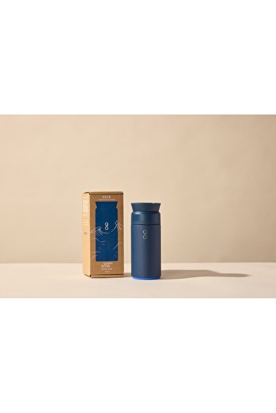 NO BRAND Bidon Ocean Bottle, sticlă termoizolantă cu vid, NFC, 350 ml, cană t...