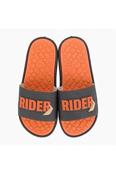 Rider Șlapi Pump Slide AD gri/gri închis/portocaliu, mărimea 44 EU, pentru bă...