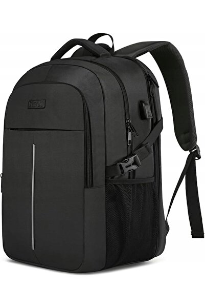 NO BRAND Rucsac pentru laptop WENIG, rucsac extra mare pentru muncă, negru