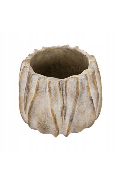 NO BRAND Husă pentru ghiveci, 15x16 CM, decorațiuni din beton, gri