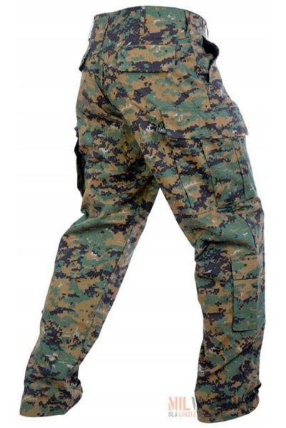 Mil-Tec Pantaloni Tactici Militari MARPAT ACU - Woodland Digital S