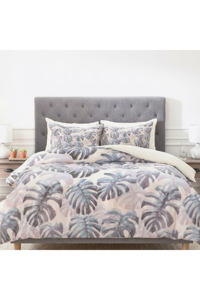 NO BRAND SET DE AȘTERNUTURI 220x200 + 2 FEȚE DE PERNĂ 70x80 BUMBAC SATINAT - ...