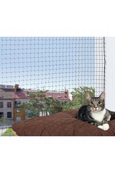 Trixie Plasă de protecție pentru fereastra balconului, pentru pisici, împotri...