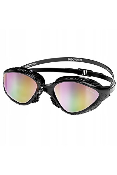 NO BRAND Ochelari de înot buddyswim ozeanx oglindă negru/iridiu OS