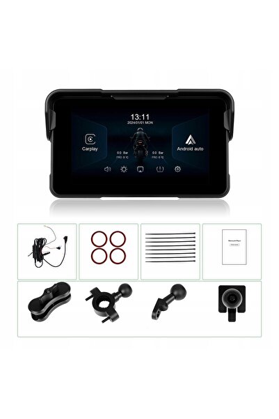 NO BRAND Stație multimedia motocicletă, navigație tabletă, CarPlay, Android A...