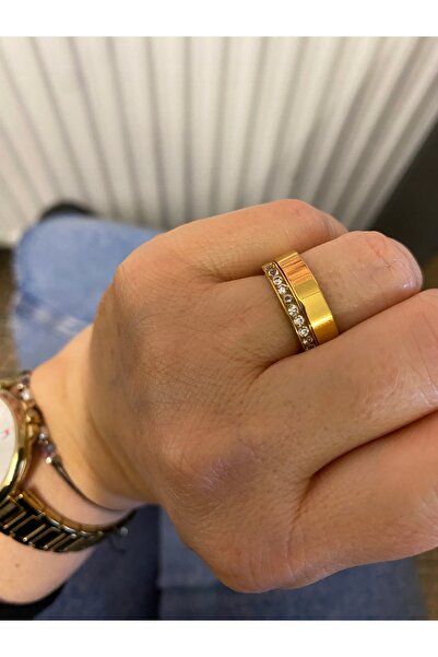 NO BRAND Inel de aur cu zirconiu, livrare zirconiu CRYSTAL LOVE r. 8