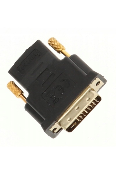 NO BRAND Adaptor DVI la HDMI Hama negru x2