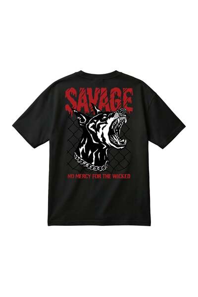 barsdepo Oversize Vintage Printed Premium Unisex T-Shirt