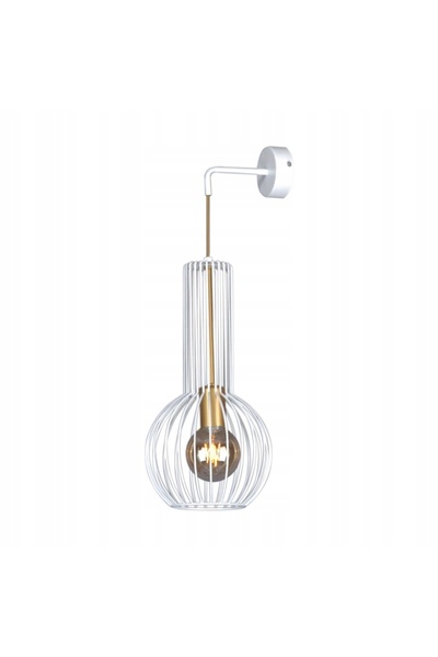 NO BRAND Aplică de perete kaja arvi negru k-4523 negru auriu metal E27