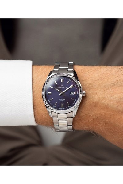 NO BRAND Ceas bărbătesc DESTELL Loup Sapphire Destell-LU3855-35-205S