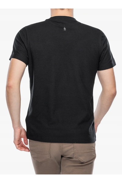 NO BRAND Tricou merino Smartwool Mountain Horizon SS Graphic Tee - negru S