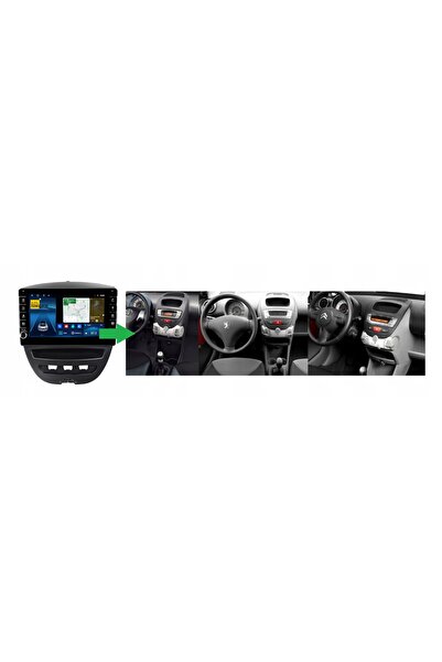 NO BRAND RADIO CU NAVIGAȚIE GPS CITROEN C1 2005-2014 ANDROID
